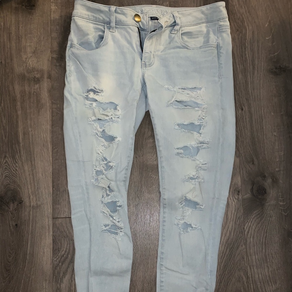 American Eagle super low rise jegging